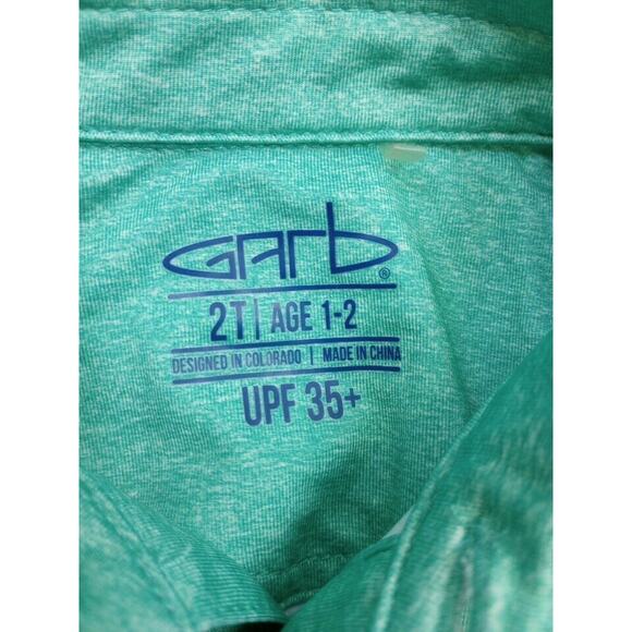 2T Garb Striped Performance Polo Shirt - Picture 4 of 5